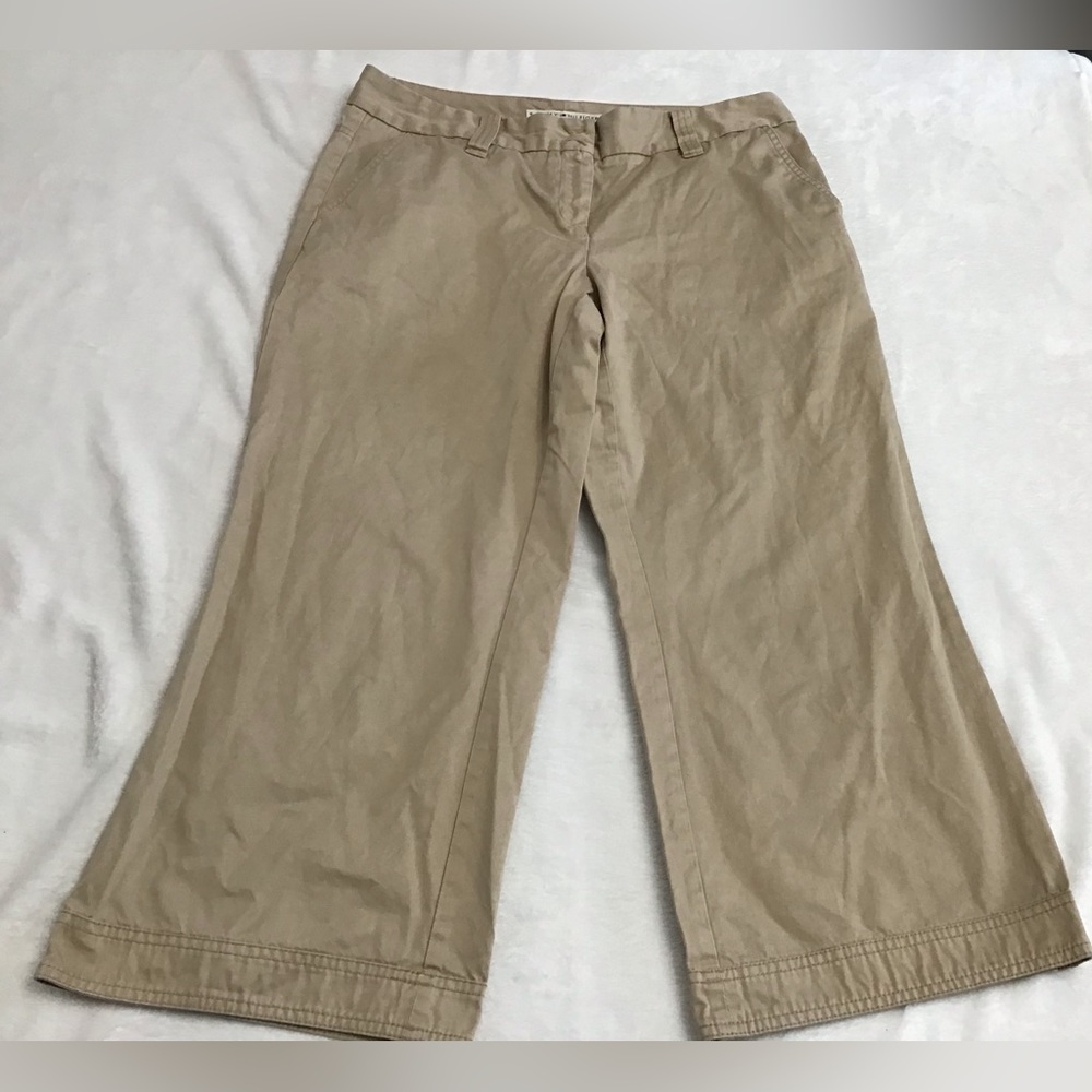 Tommy Hilfiger Cropped Low Rise Wide Leg Pants Size 10